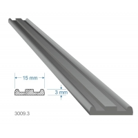 Pásovina plochá měkká 15 x 3 x 2000 mm, cena za KUS (2m)