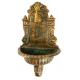 Umývadlo nástenné Al zliatina, medená patina, 710x425x225 mm s kohútikom 1/2`, odtokový otvor ø28mm
