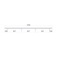 Madlo ø 42.4mm, L-2750mm, leštěná nerez AISI304