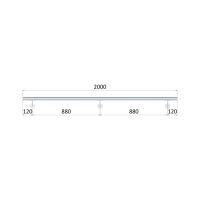 Madlo ø 42.4mm, L-2000mm, leštěná nerez AISI304