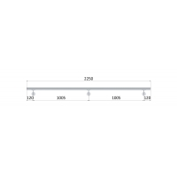 Madlo ø 42.4mm, L-2250mm, broušená nerez AISI316