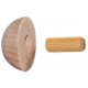 Dřevěné ukončení madla (ø 42 mm), dřevo: buk bez povrchového nátěru