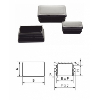 Krytka plastová A-40mm x B-100mm