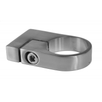Úchyt šroubovaný na boční kotvení sloupu ø 42,4 mm bez kotevní desky, broušená nerez K320 / AISI304