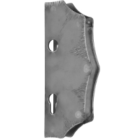 Kazetová sestava pro branku 230 x 93 x 30 mm, válcovaná