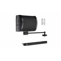 LOCINOX® PANTHER-9005 - hydraulický zavírač s kluznou lištou, uchycení na sloupek nebo na stěnu, pro křídlové brány a branky do 150kg
