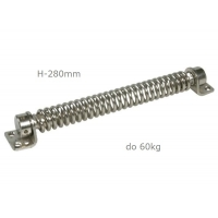 Dverový pružinový zatvárač H - 280mm, max. hmotnosť dverí 60kg