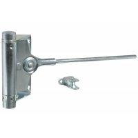 Dverový pružinový zatvárač pozinkovaný H - 75mm, L - 240mm, max. hmotnosť dverí 25kg