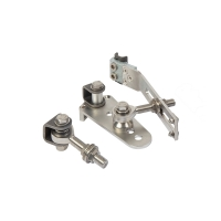 LOCINOX® EXCENTRO set navařovacích pantů M16, otevíratelné 180° do svahu, nastavitelné 3D, pozink