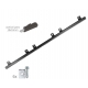 Hřeben s HORNÍM uchytem, nylon-kov 27x18mm, L-1000mm, max do 800kg