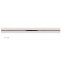 AL vodicí profil RAL9010 k HALO s difuzérem pro LED