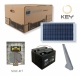 SOLE-KIT Solární KIT pro 24V pohony KEY. KIT obsahuje: 2x baterii, solární panel 30W, řídící jednotku, držák na panel