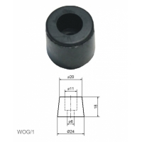 Doraz gumový průměr 24 mm, H-18 mm