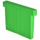 Klín plastový - zelený (sklo 12,76 mm) k AL. kotvícímu profilu