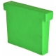 Klín plastový - zelený (sklo 12 mm) k hliníkovému kotevnímu profilu