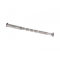 Šroub pro montáž kliky na dveře 4x60mm, pochromovaná ocel