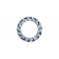 Podložka vejárová, vnut. pr. 6,4mm, DIN 6798, pozink