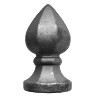 Šiška ozdobná 185 mm, podstavec ø 100 mm, plná.