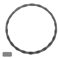 Kruh ø100 mm, 12 x 6 mm, zdobený
